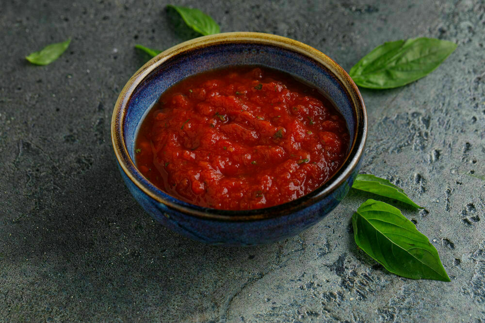 Sauce "Adjika of ripe tomatoes"