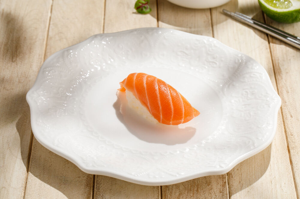 Sushi with salmon
