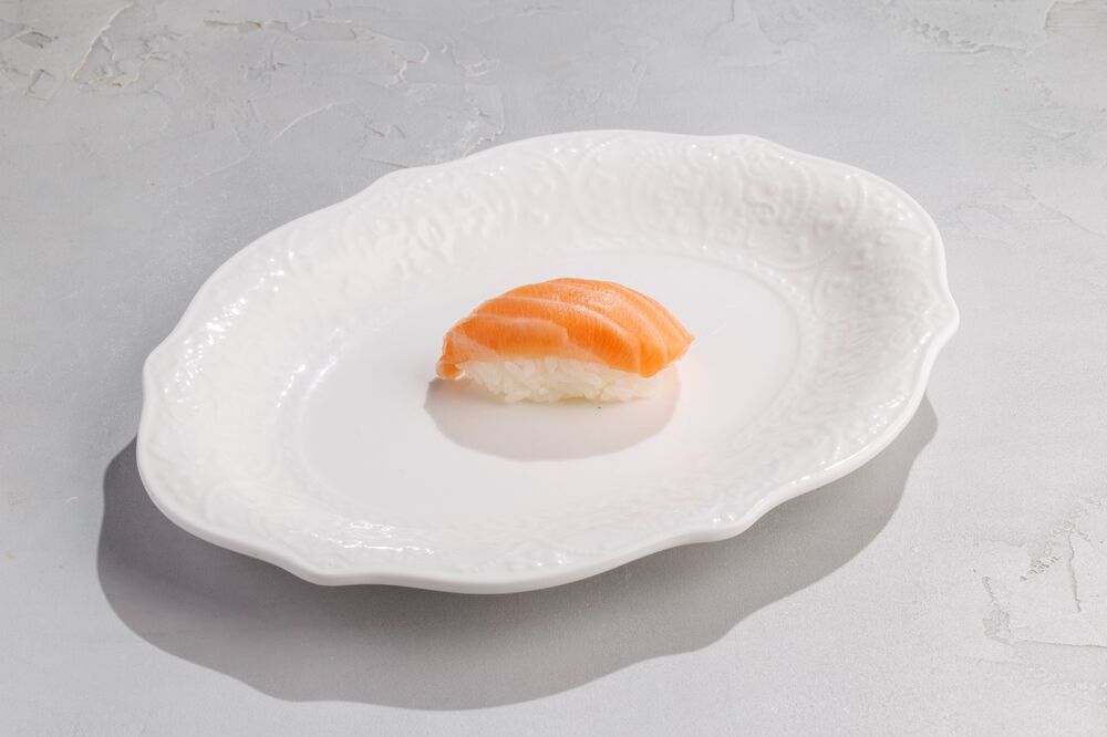 Sushi with salmon