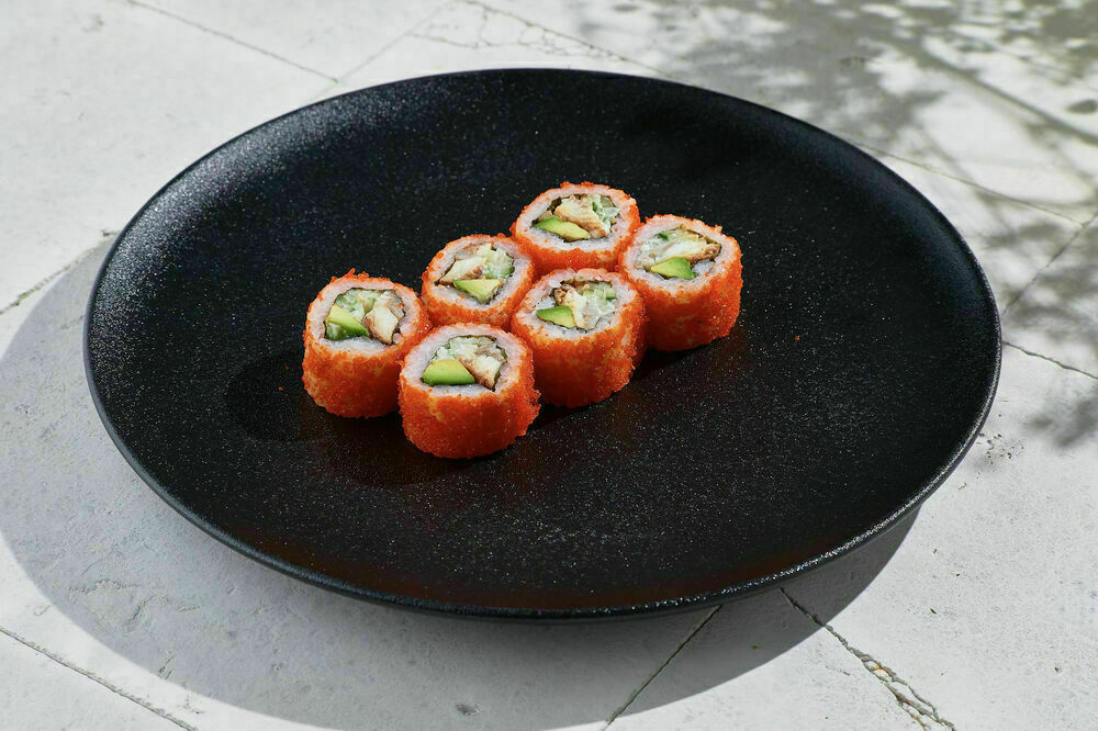 California with Eel Roll