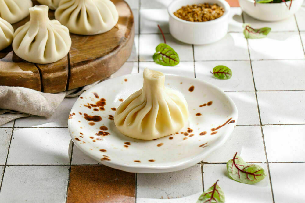 Хинкали с лисичками 