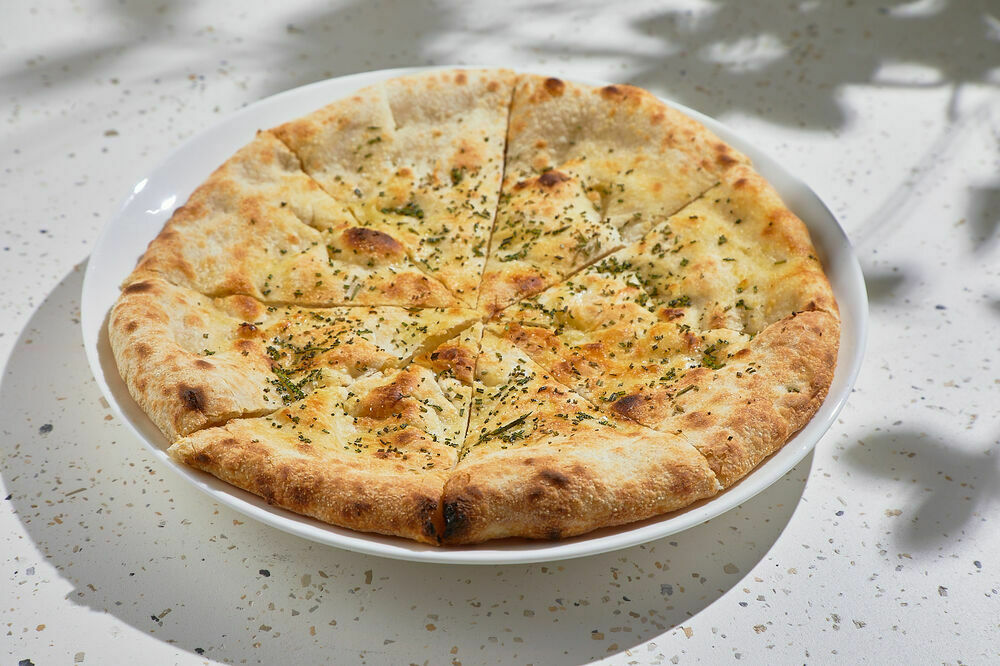Focaccia with rosemary on promotion