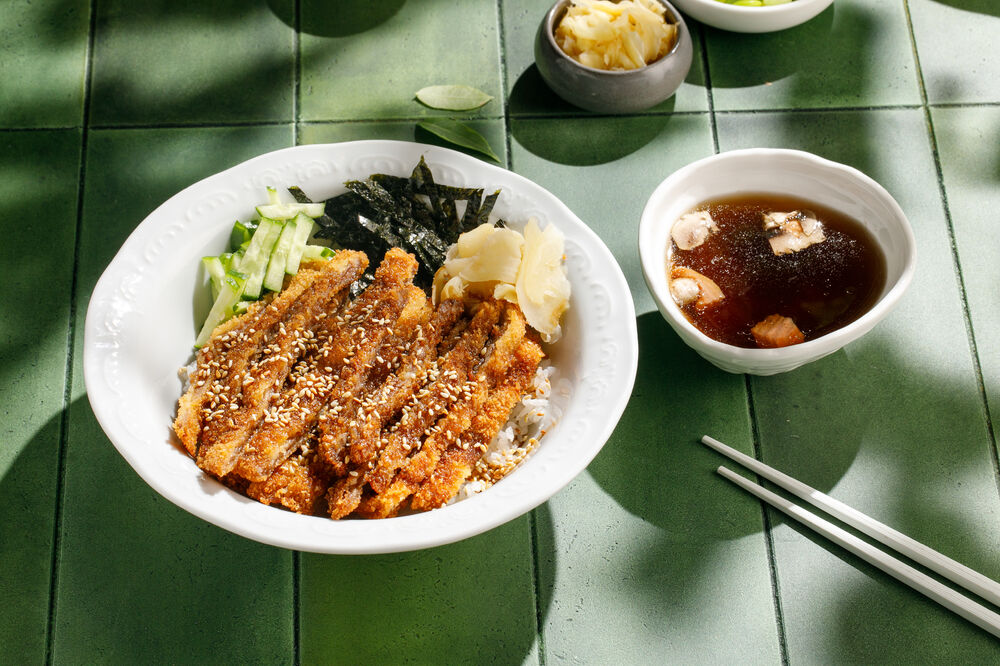 Tonkatsu with pork