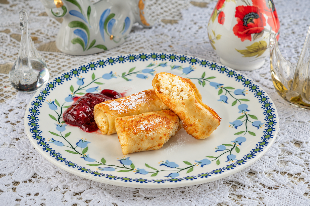 Pancakes with cottage cheese