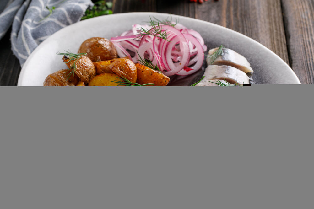 Herring with potatoes