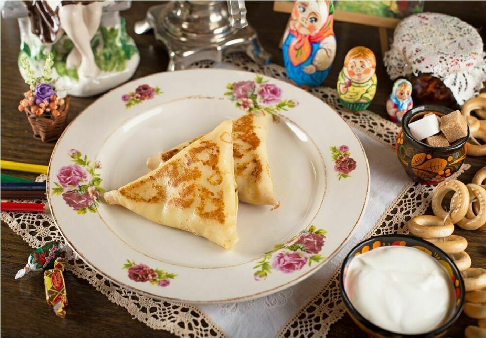 Блины фаршированные капустой и яйцом