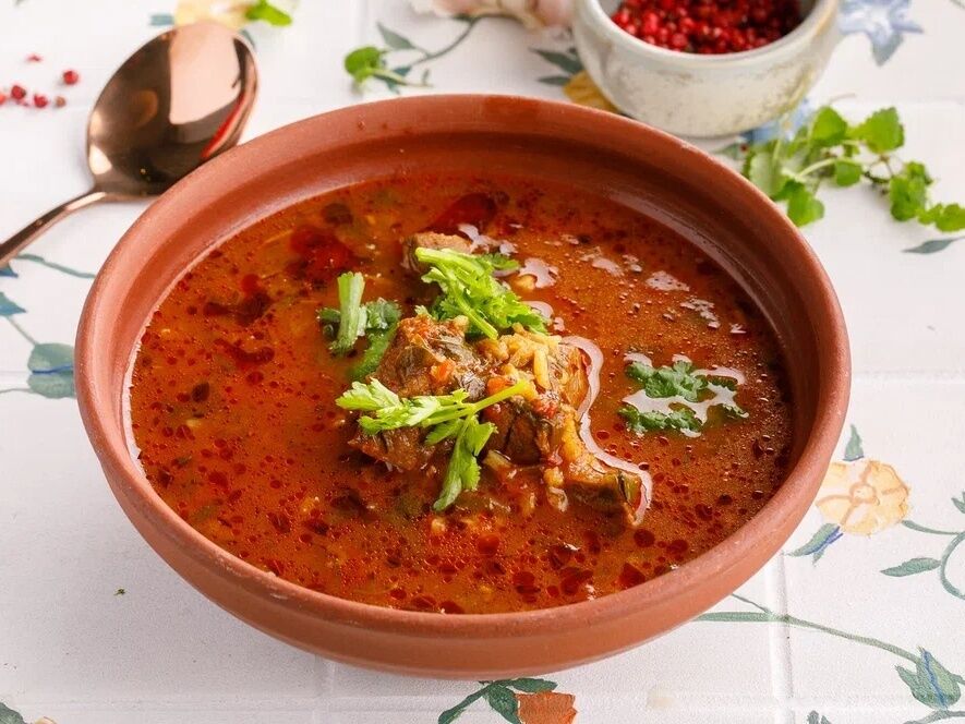 Soup "Kharcho with veal"