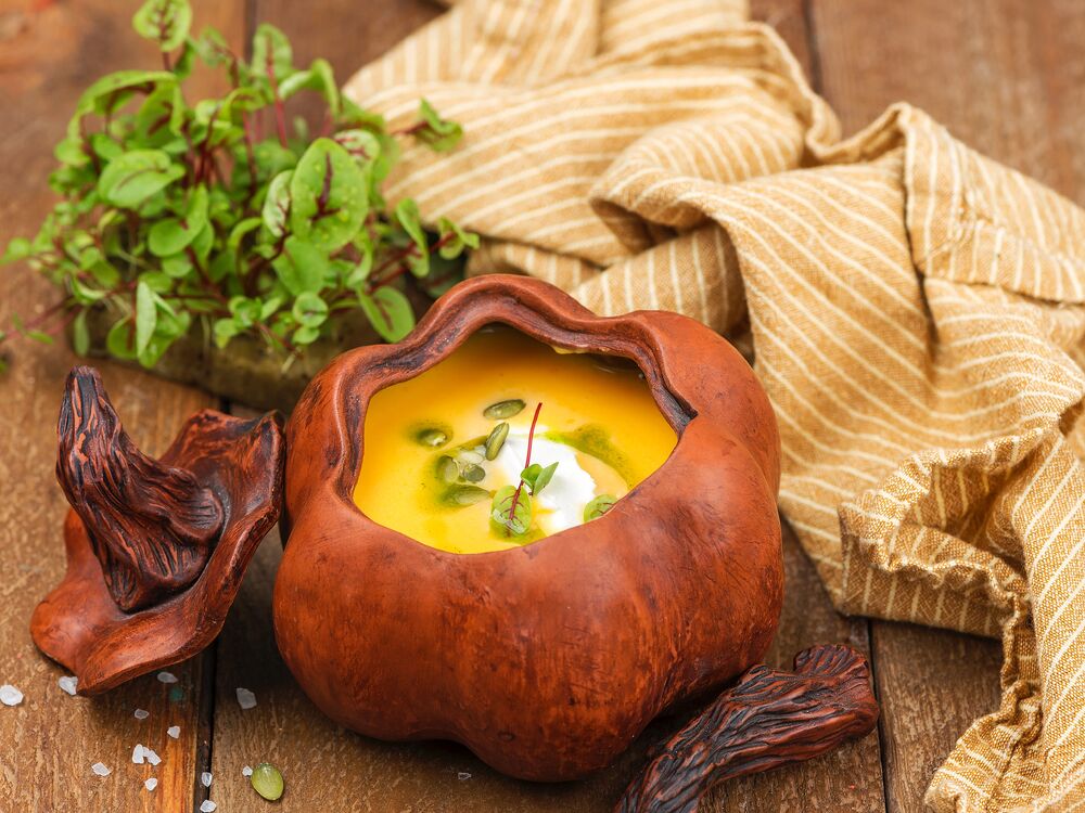 Pumpkin cream soup