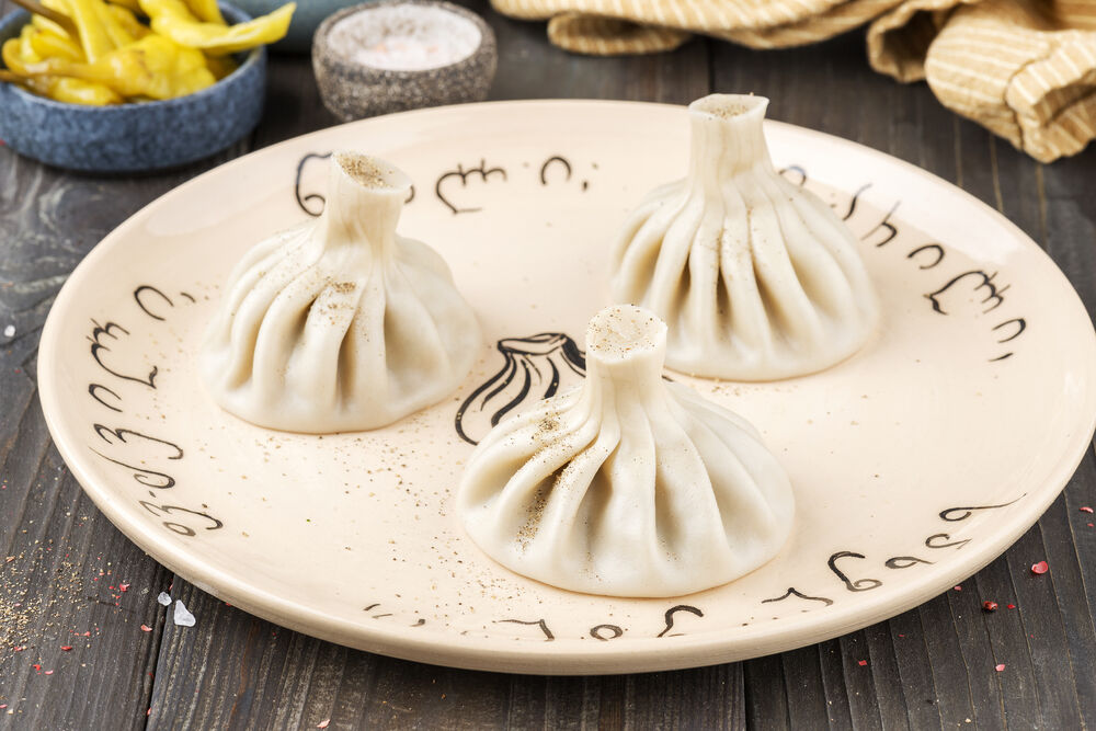 Khinkali with pork and veal ( 1 pc )