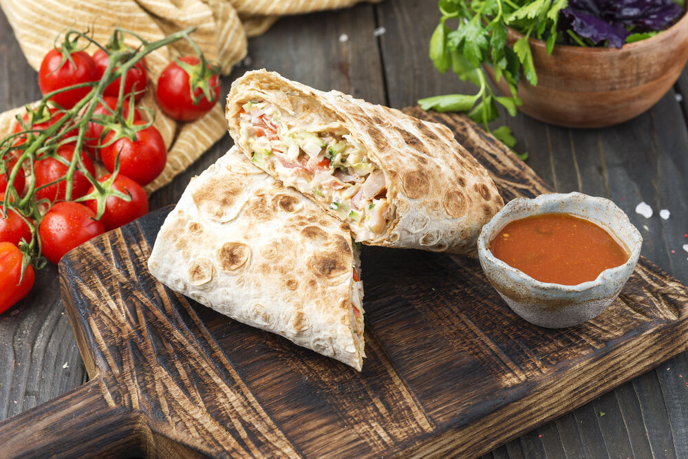 Shawarma with chicken