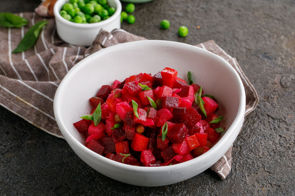 Salad "Vinaigrette" with sauerkraut