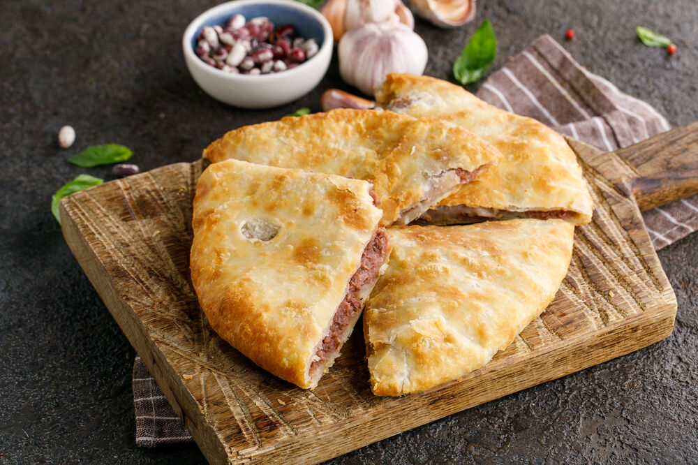"Lobiani" pie