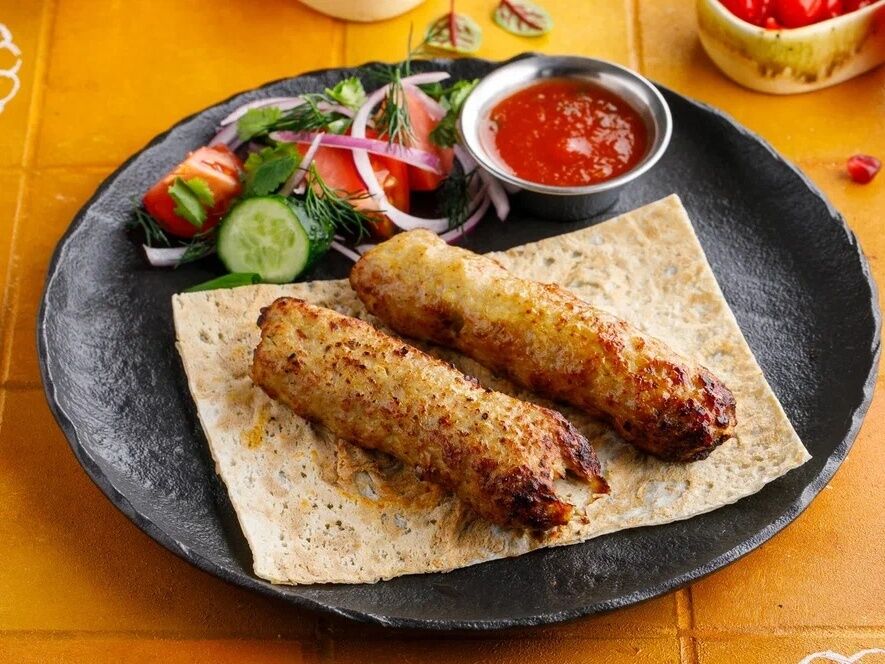 Lyulya-kebab of chiken