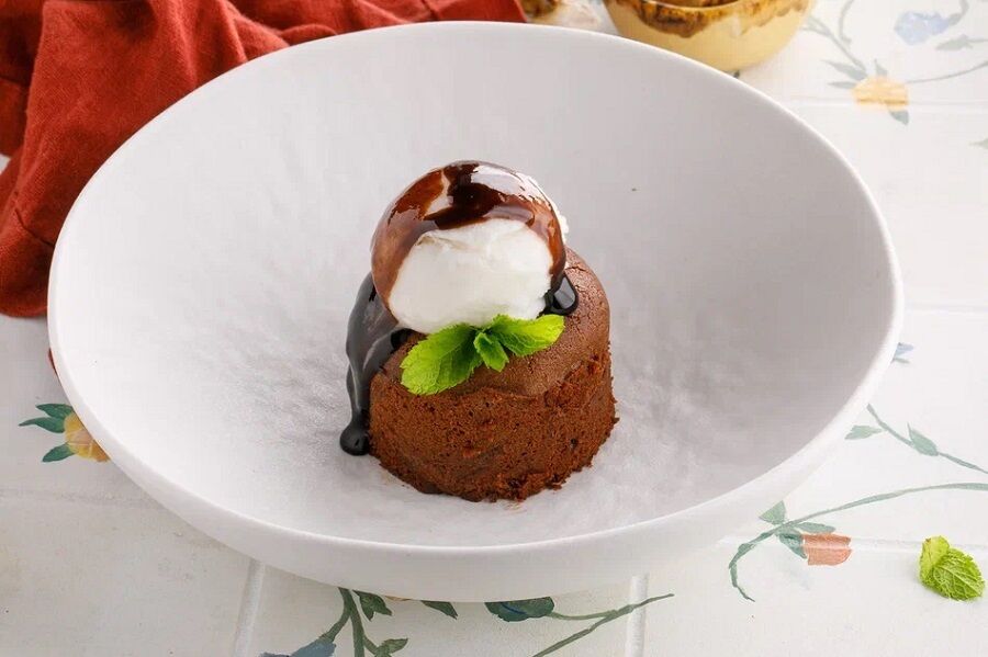 Десерт "Шоколадная шкатулка"