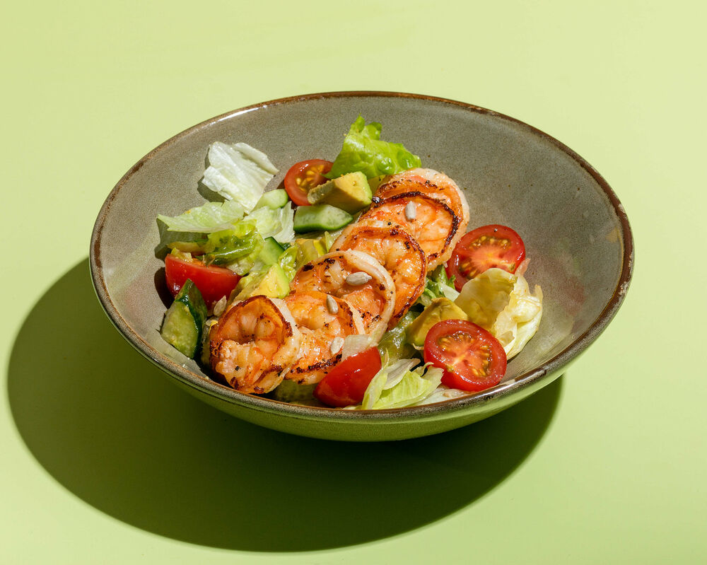 Salat s krevetkami Shrimp salad