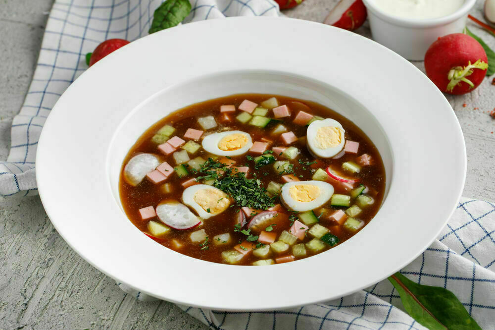 Okroshka on kvass