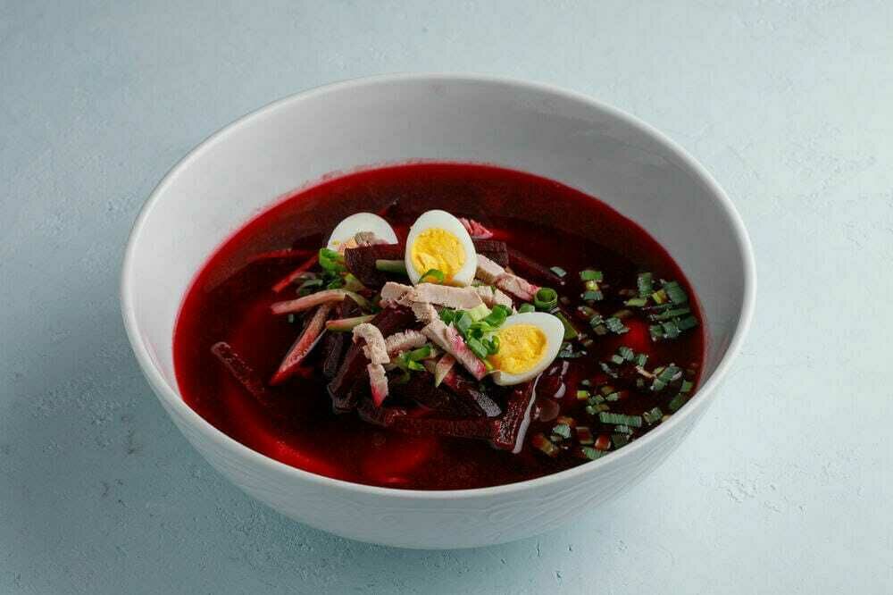 Свекольник с говядиной
