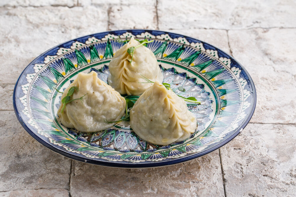 Manti with beef (3 pieces)