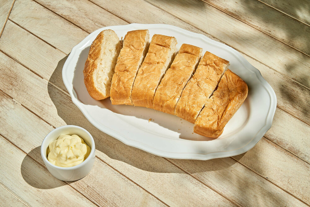 Ciabatta white with butter
