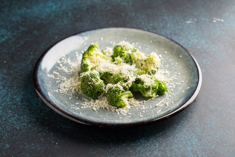 Broccoli with parmesan