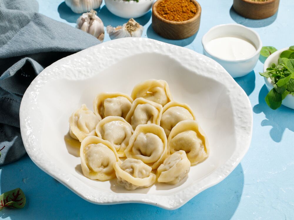 Dumplings with Karelian trout