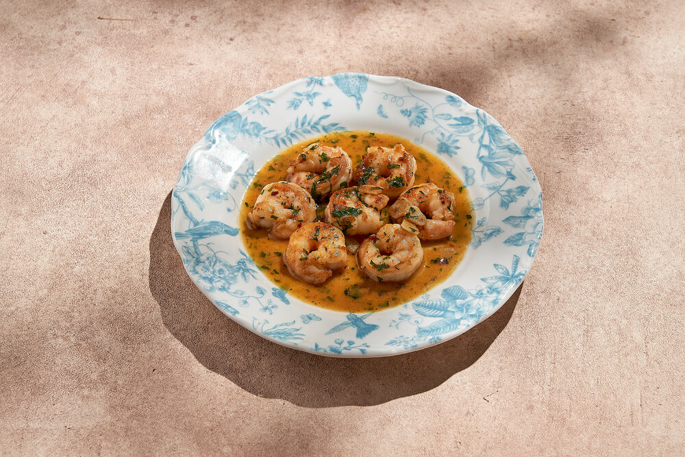 Shrimp with garlic