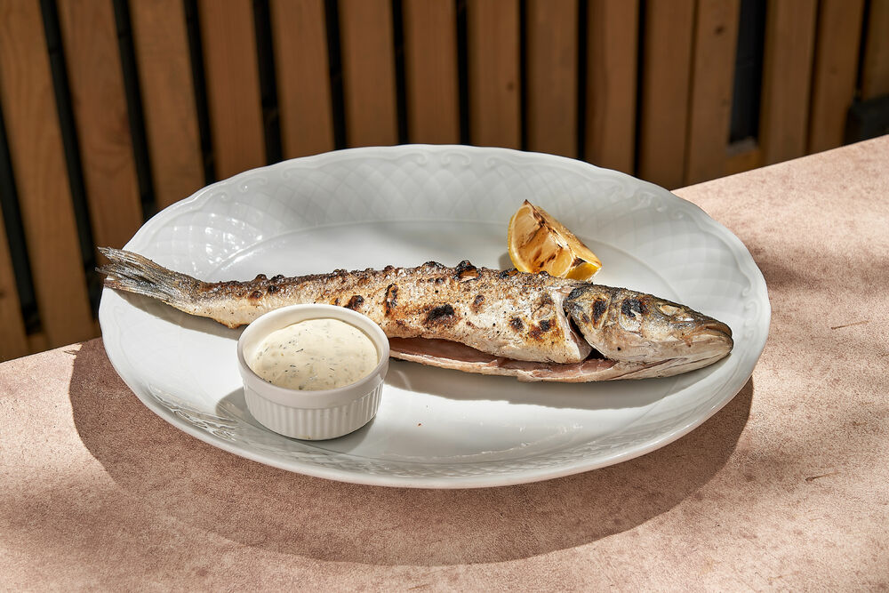 Grilled seabass