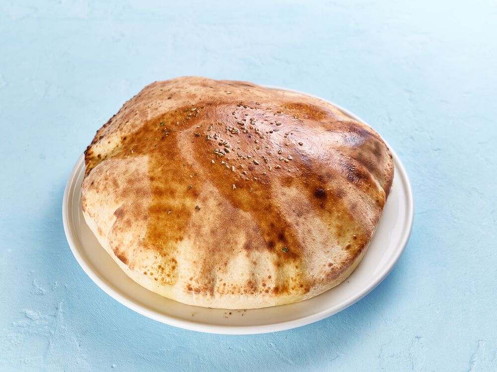 Tortilla with melted butter from 12:00 to 23:00