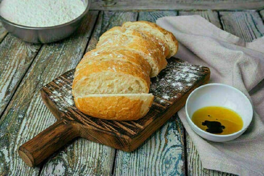 Чиабатта белая со сливочным маслом