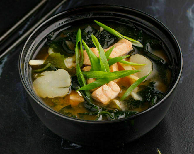 Мисо-суп с морепродуктами