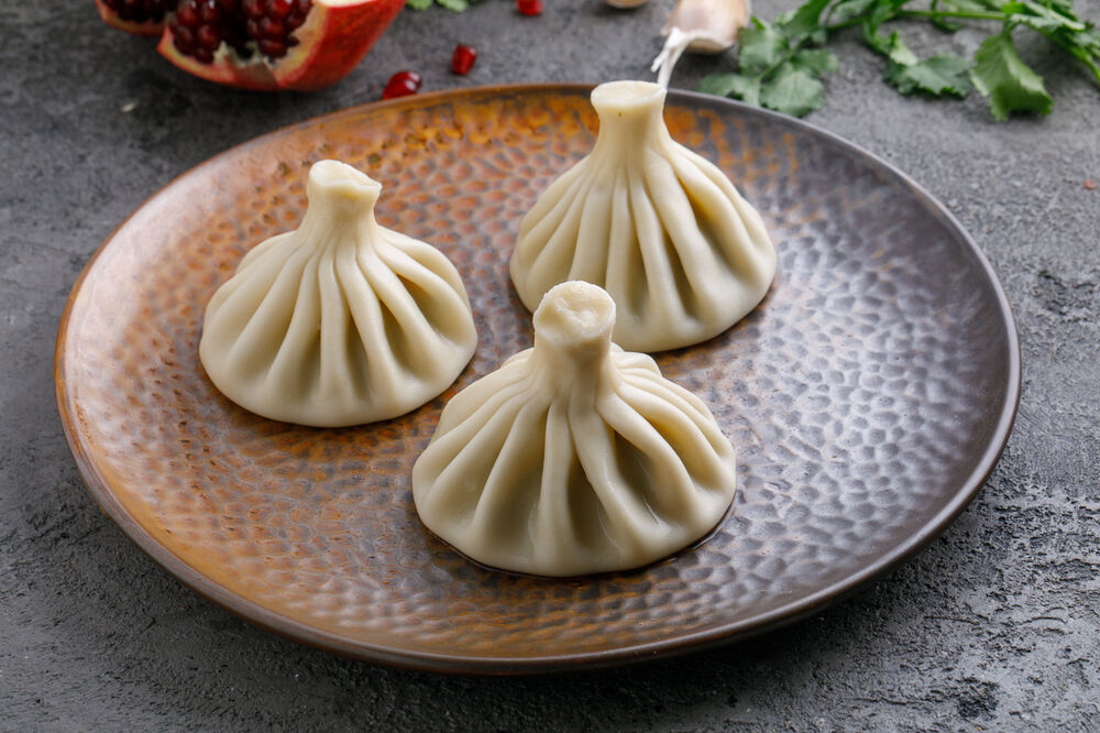 Khinkali with mushrooms