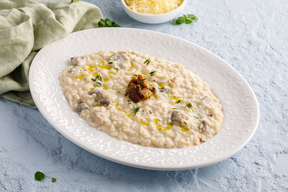 Risotto with porcini mushrooms