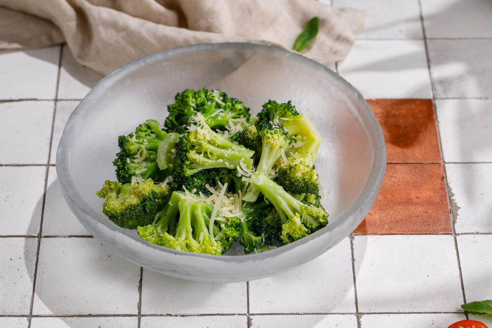 Broccoli with parmesan