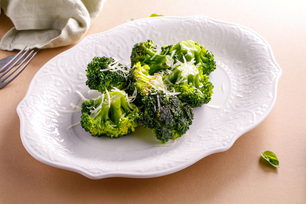 Broccoli with parmesan