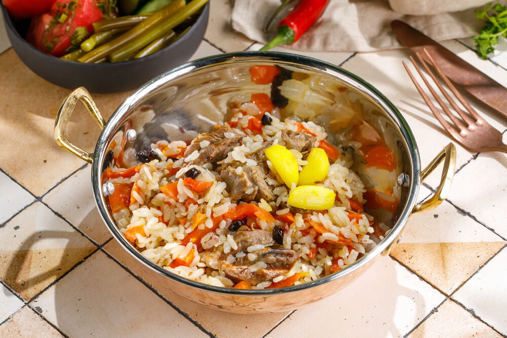  Pilaf with lamb