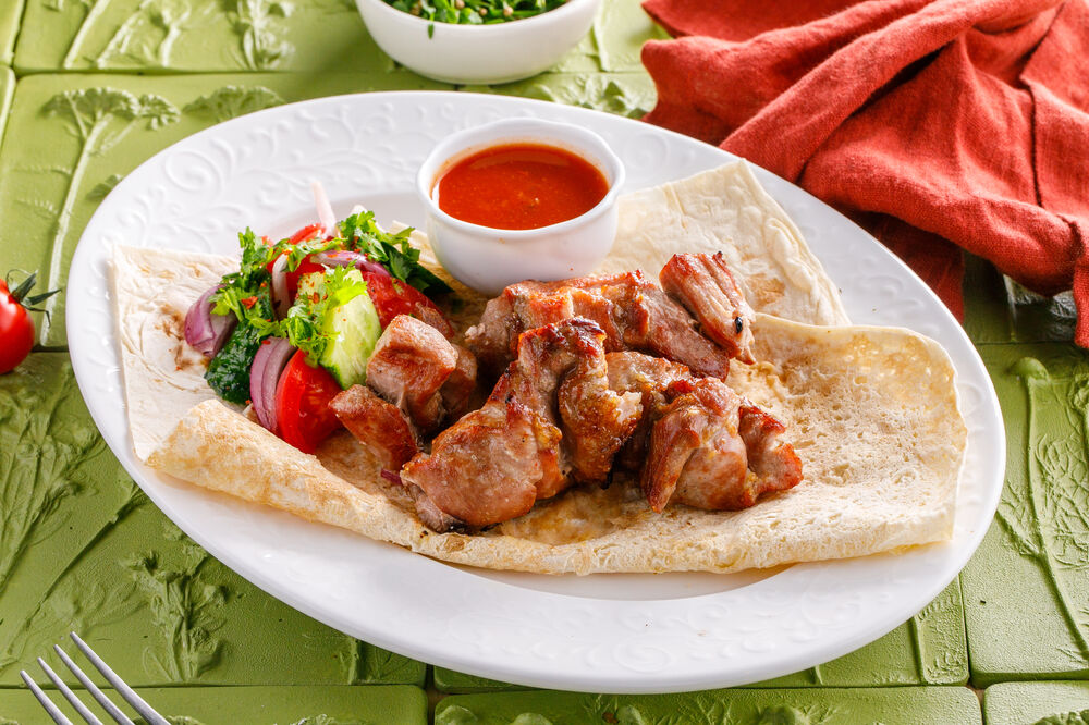 Pork kebab