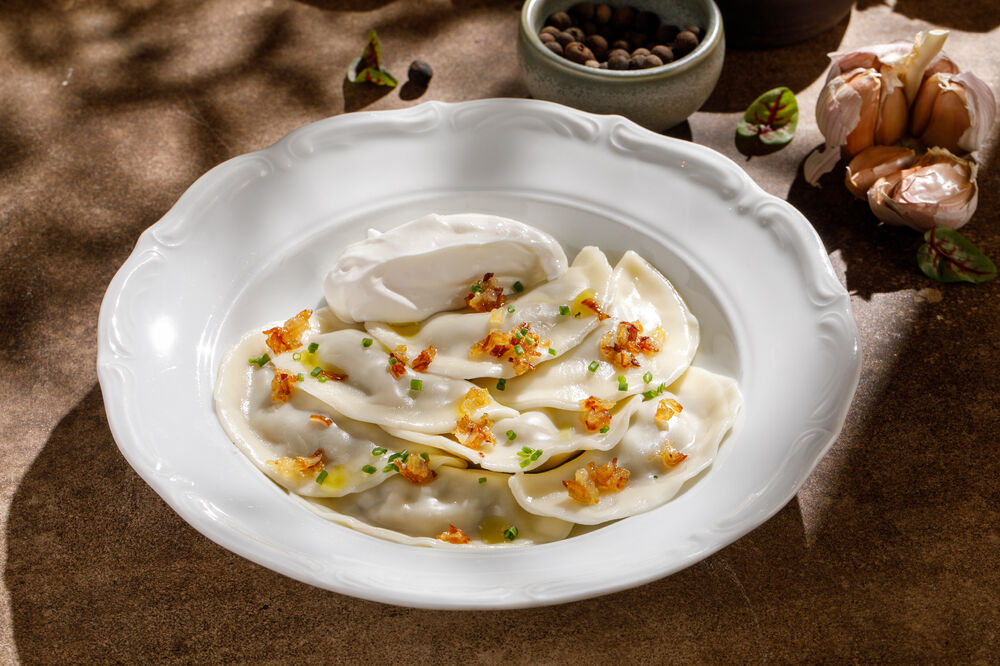 Вареники с картофелем и грибами