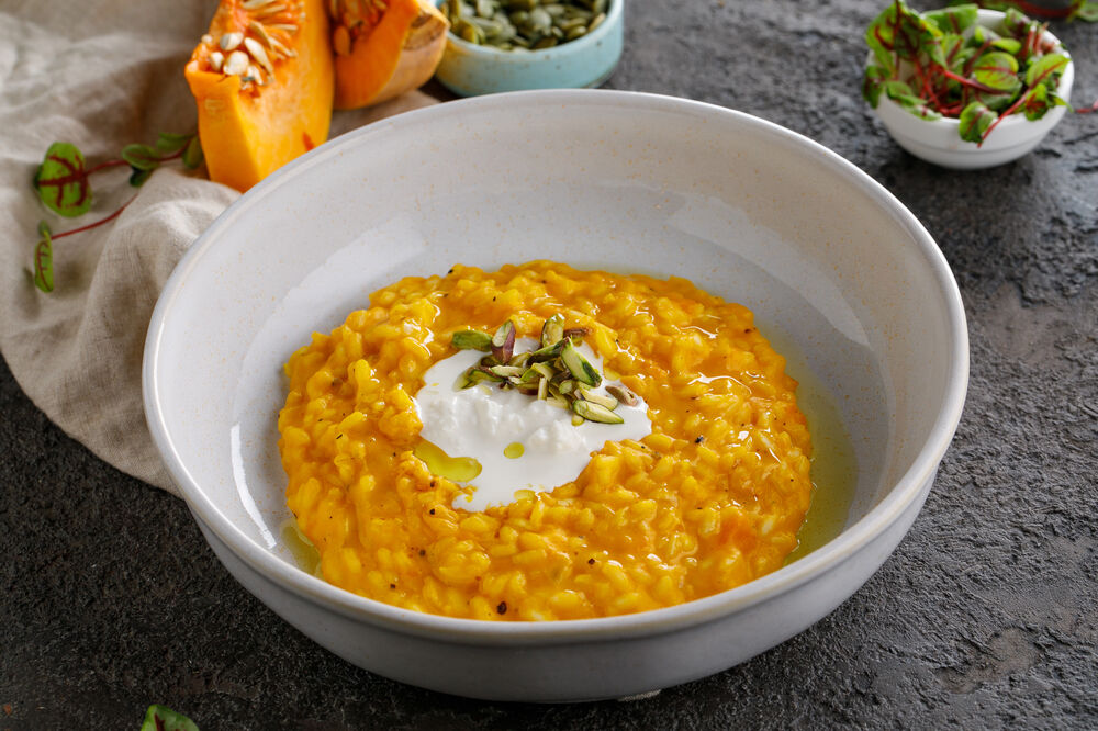 Risotto with pumpkin