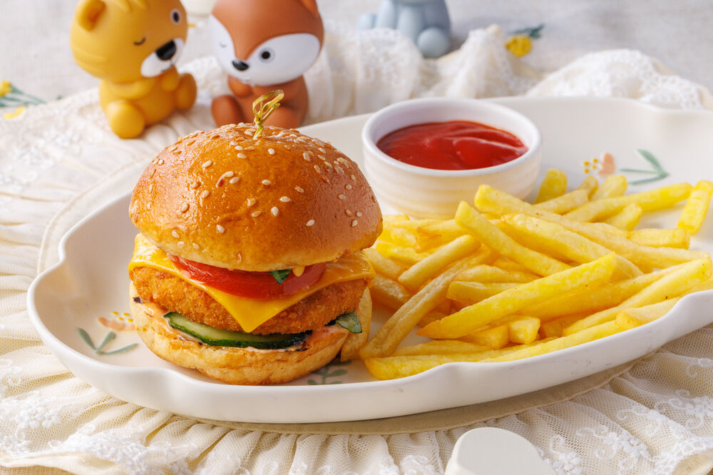  Mini chicken burger