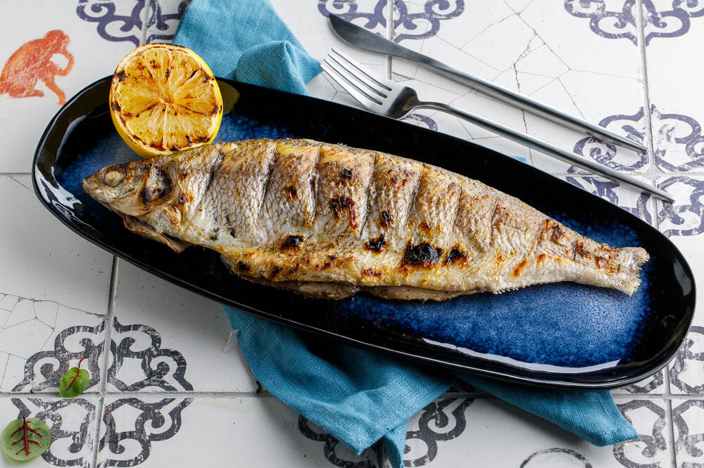 Grilled whitefish