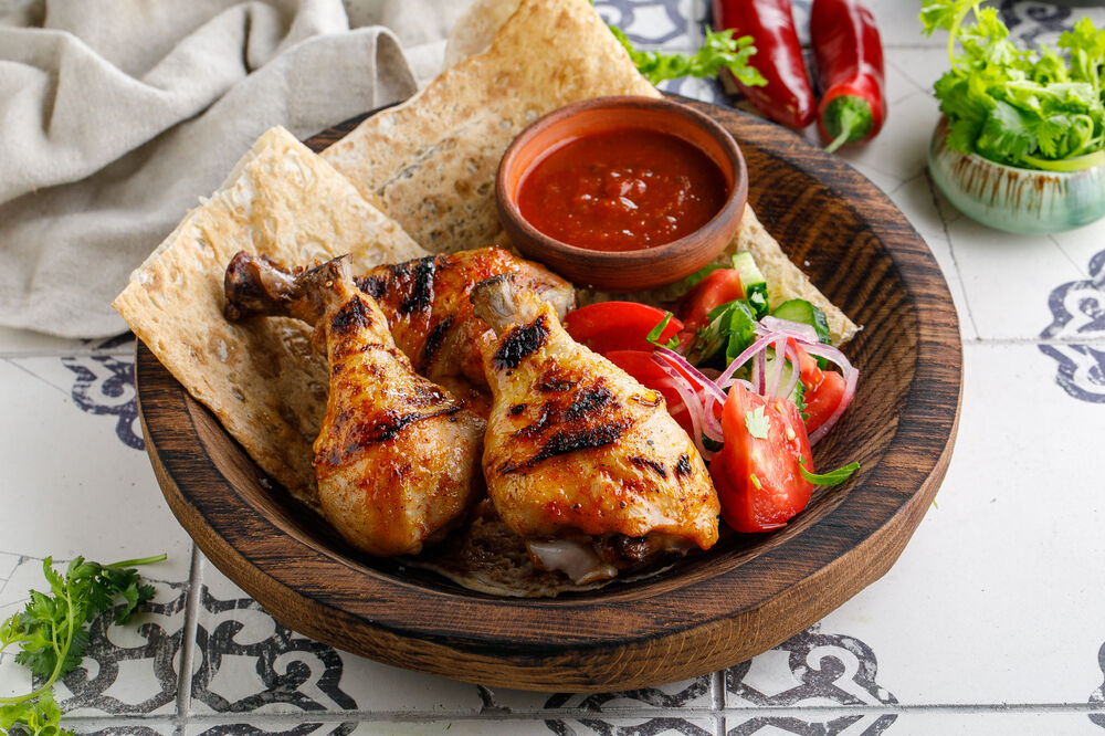 Chicken shank kebab
