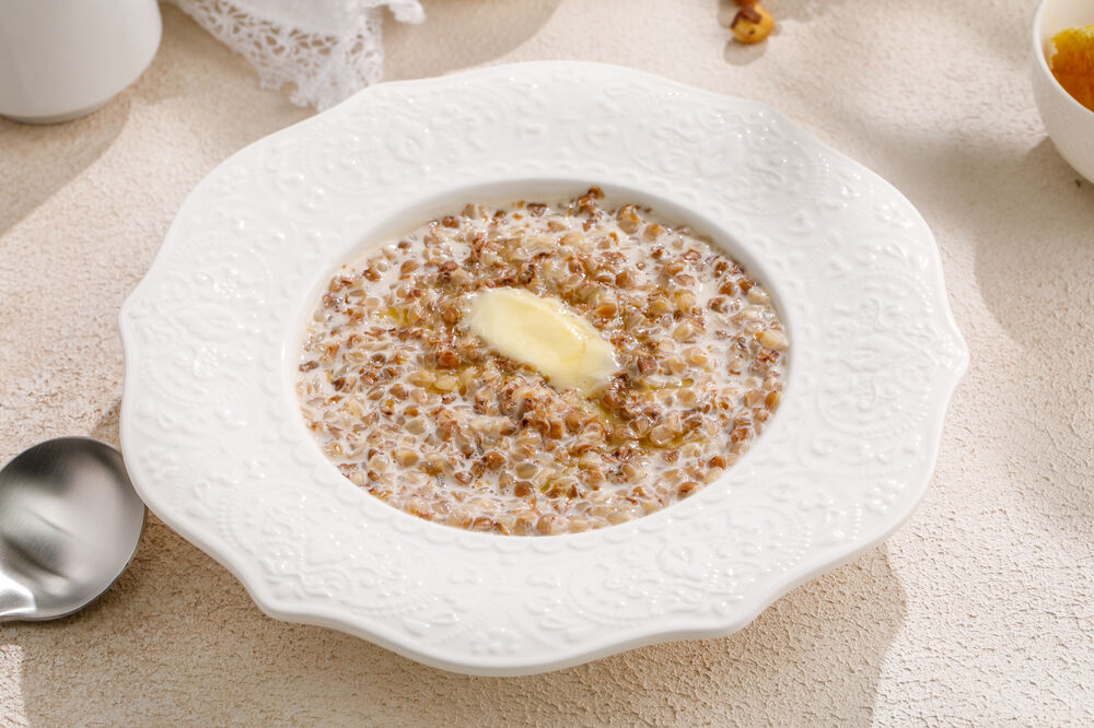Buckwheat porridge with butter