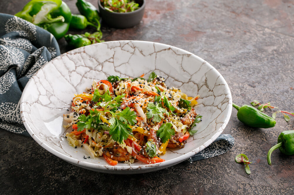 Asian-style chicken salad