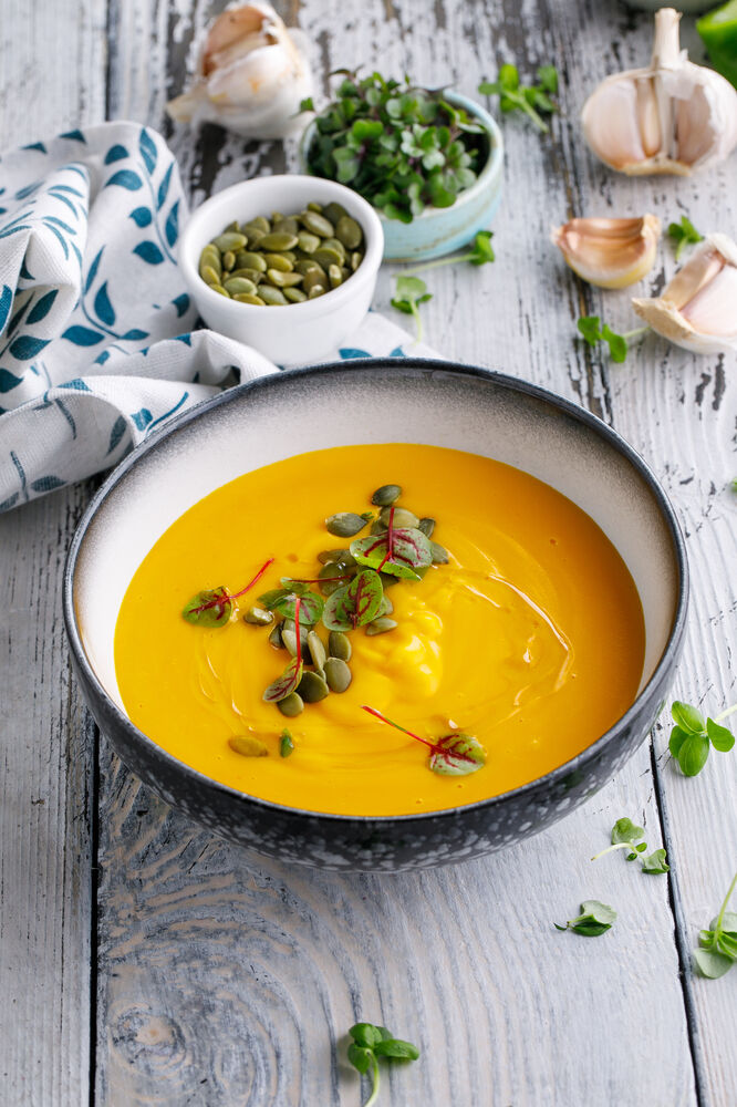 Pumpkin cream soup