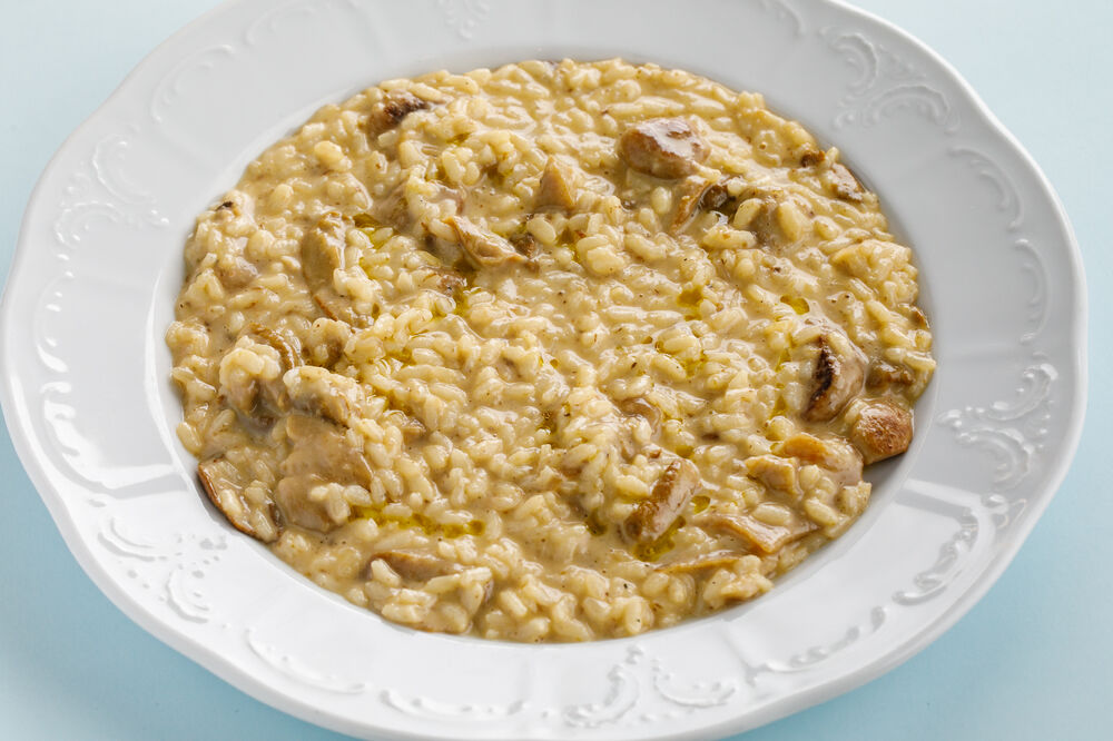 Porcini mushroom risotto