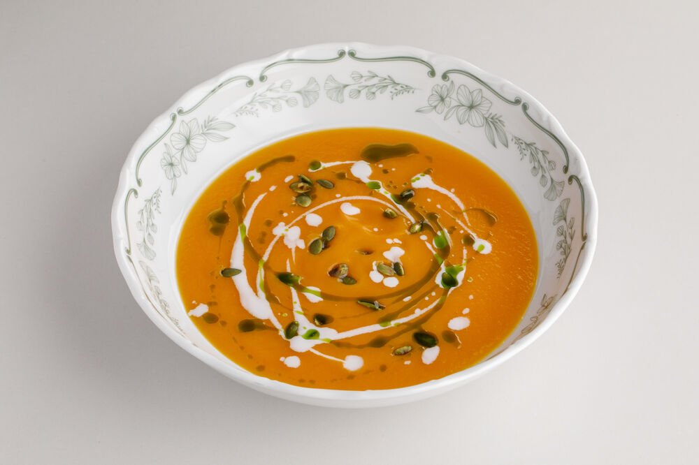 Creamy pumpkin soup