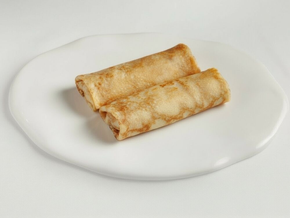 Блины с куриными колбасками и Моцареллой 