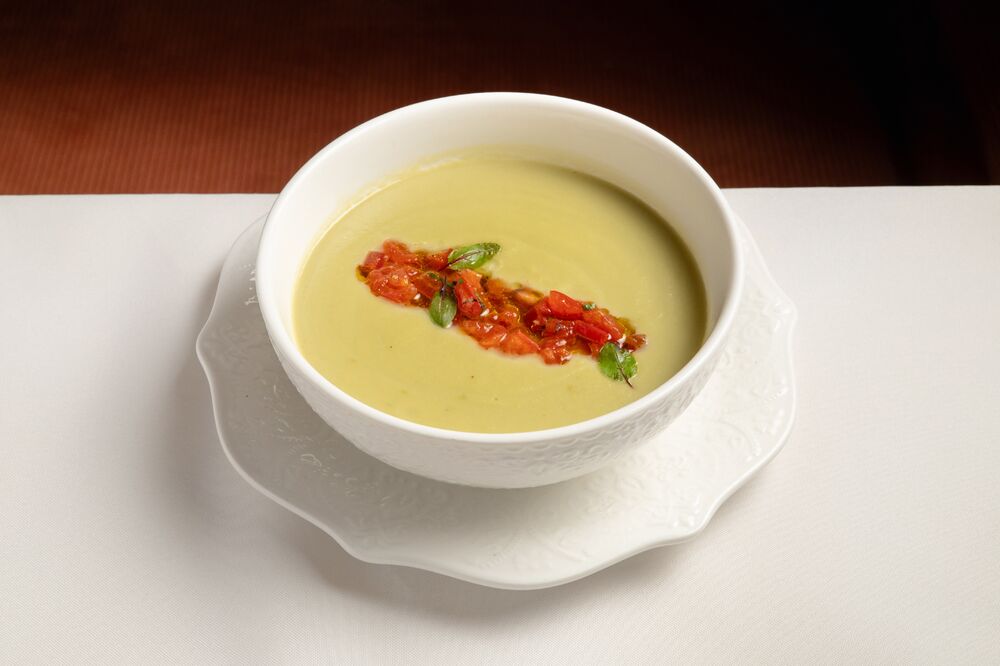 Celery Root and Leek Cream Soup