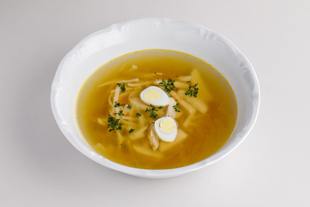 Homemade chicken soup