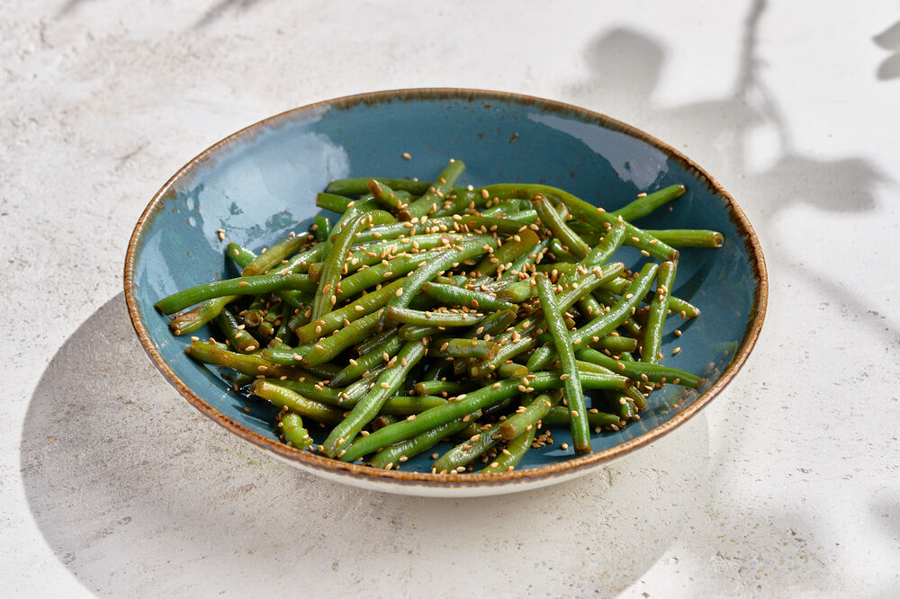 Green beans with sesame